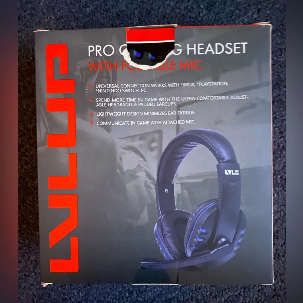 LvL-Up Artillery Pro Gaming Headset - Excellent Condition 9/10⭐️